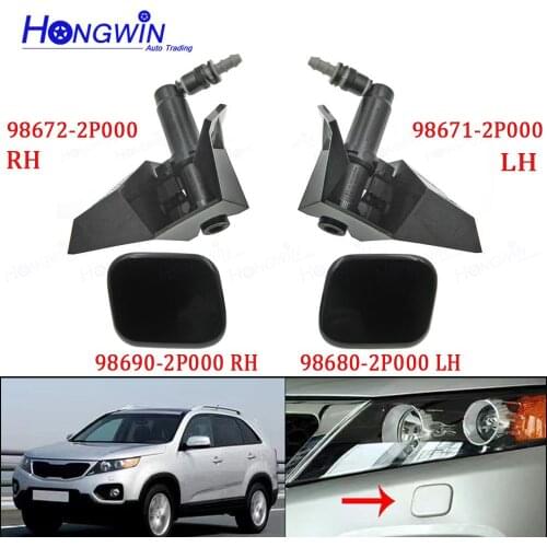 HW 98671-2P000 (LH)& 98672-2P000 (RH) Headlamp washer Nozzle FOR Hyundai SONATA 10- For KIA Sorento 2009-2012
