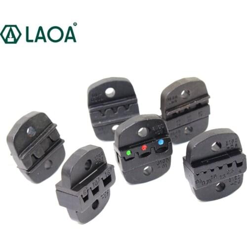 1 PCS LAOA Alloy Steel Wire Pressing Pliers Sleeve Die Die Die Cold Pressing Pliers Terminal Crimping Block