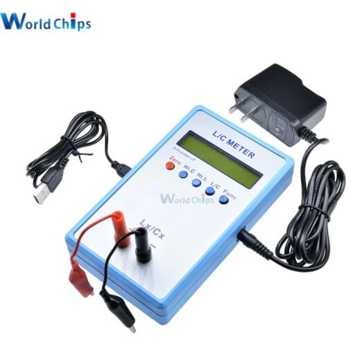 Handheld Capacitance Inductance L/C Meter LCR LC200A Multimeter Electric Bridge Yellow LCD Display Inductance Capacitance Meter