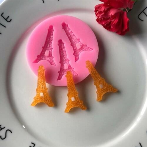 Tower Silicone Mold Mobile Phone Epoxy Mold Decoration DIY Mould XGY-48