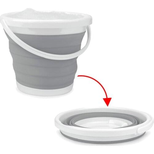 Collapsible Bucket Outdoor Portable Bucket Clothes Storage Barrel Camping Fishing Travel Folding Barrel