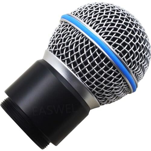 Replacement Wireless Capsule Head for Shure Mic System SM58 BETA58/58A PGX4 SLX4