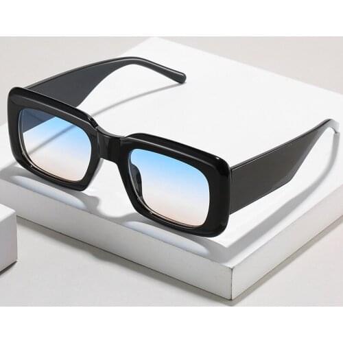 Brand Trendy Shades Square Frame Women Sunglasses Luxury Sun Glasses Rectangle Female UV400 Wholesale Gafas De Sol Mujer