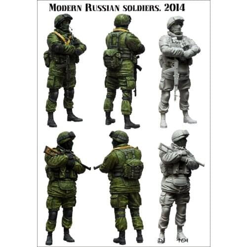 MODERN RUSSIAN SOLDIERS (2 Model) 1/35 Resin Model Kit