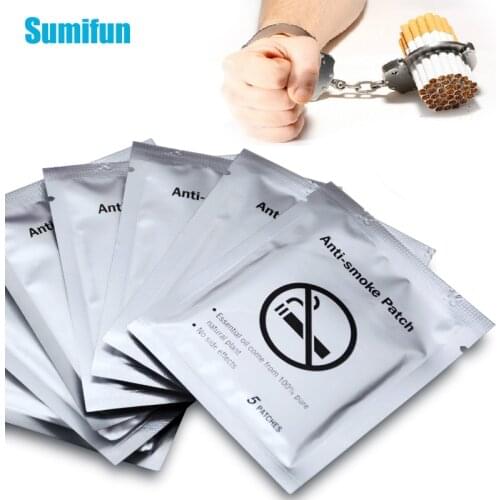 10pcs Stop Smoking Anti-smoke Patch Quit Smoking Balm Patch Not Cigarettes Smoking Cessation Plaster Smoker Health Therapy C1644