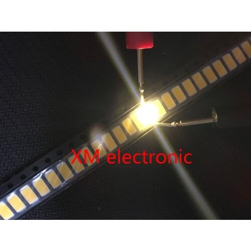 1000pcs 5730 SMD LED 50-55 LM Lamp 0.5w light-emitting Diode Chip Warm white for LED CCT:2800-3000K Still 3V