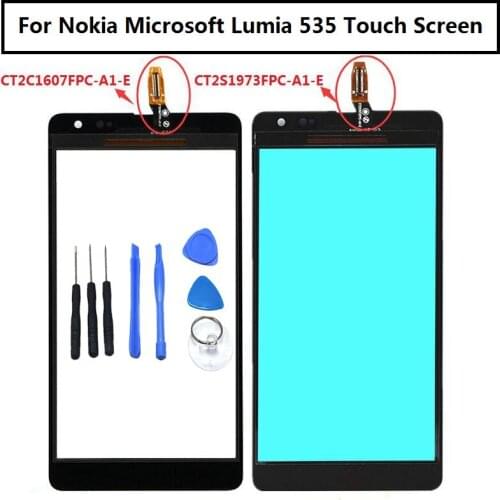 5.0''For Nokia Microsoft Lumia 535 RM-1090 N535 2S 2C CT2C1607 CT2S1973 Touch Screen Sensor Digitizer Panel Glass TP Replacement