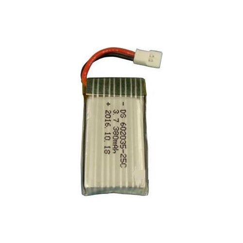 Free shipping 2pcs/lot 3.7V 602035 380mAh polymer lithium battery li-ion rechargeable battery for drone helicopter
