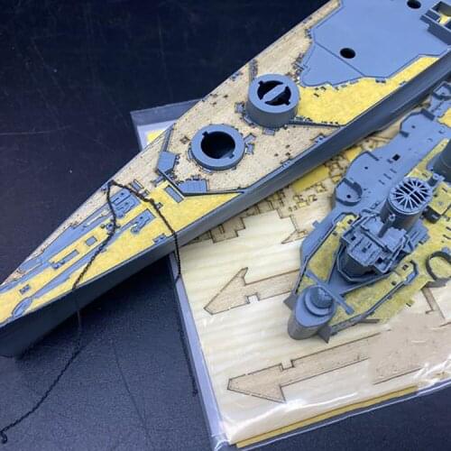 Wooden Deck Masking Sheet for 1/700 Scale Flyhawk FH1160S HMS Hood 1941 Ship Model DIY Parts