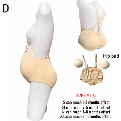Fake belly baby artificial belly belly pregnant pregnancy bump fabric actor bag accessory fake pregnant belly bag christmas gift