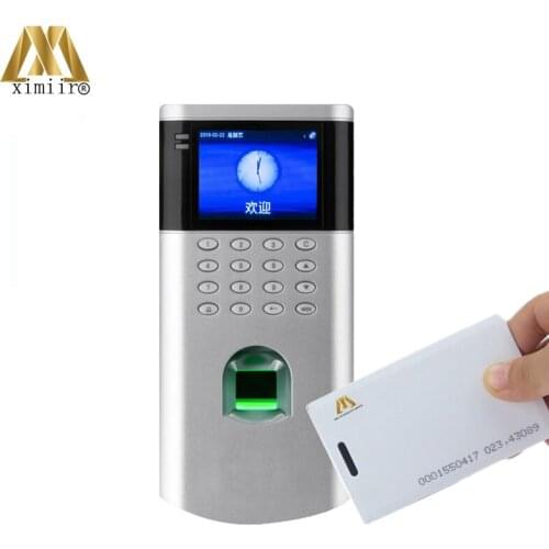 Hot And Cheap ZK Access Controller F200 With 125KHz RFID Card Fingerprint Door Access Control Biometric Time Recorder