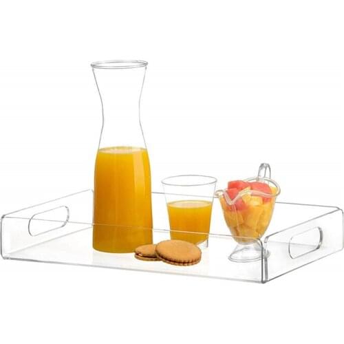 Creative Home Kitchen Bowl Cup Food Tray Acrylic Daily Coffee Drink Tray Dessert And Drink Tray Kitchenware