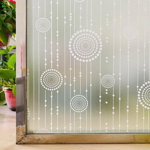 Frosted Frost-Proof Glass Window Film Matte Sticker Vinyl Self Adhesive Privacy Decal for Bathroom Toilet Kitchen Home Decor