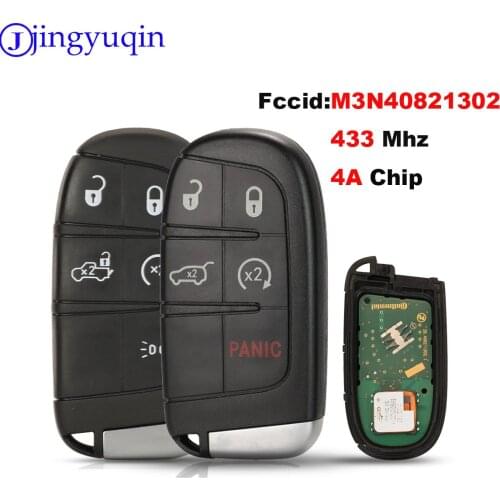 Jingyuqin Remote Key For DODGE / Chrysler / JEEP Grand Cherokee Proximity Comfort access Keyless go M3N-40821302 M3N40821302
