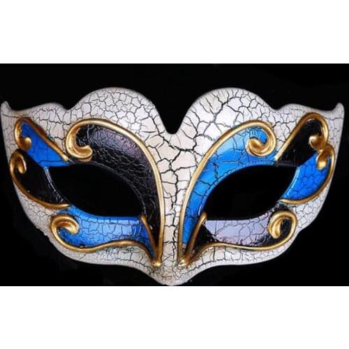 Venetian Ball Masks Upper Crack Half Face Masquerade Mask Halloween Theme Party Cosplay Mask Dance Makeup Props CKI86 New