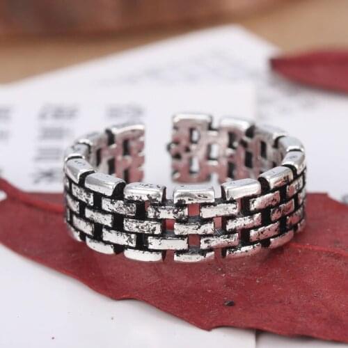 Vintage Hollow Round Rings For Women Men Lover Girls Simple Finger Rings Fashion Female Wedding Jewelry Gifts
