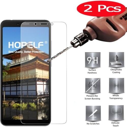 2 Pcs Glass for Xiaomi Redmi 6A Glass Protective Film on for Redmi 6 2.5D 9H Phone Tempered Glass for Redmi 6A Screen Protector