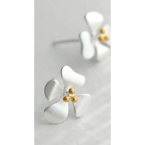 925 Sterling Silver Stud Earrings For women Gift Wedding Party Jewelry boucle d'oreille Pendientes eh1017