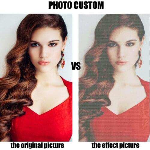 5D DIY PHOTO CUSTOM Diamond Painting Diamond Embroidery 3D Private Custom Cross Stitch Diamond Mosaic Decoration Christmas