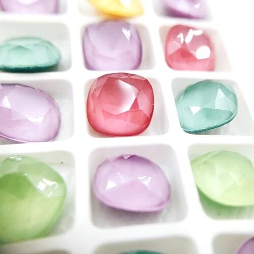 AAA+Cushion Fancy Stone Glass Crystal rhinestones Pixie Stones Loose Beads strass nail art decorations Clothing & Accessories