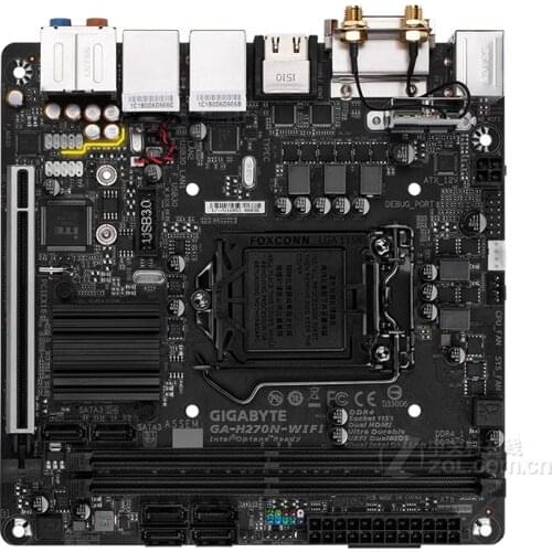 Used Desktop Motherboard for Gigabyte H270N-WIFI Motherboard socket LGA 1151 DDR4 mainboard on sales