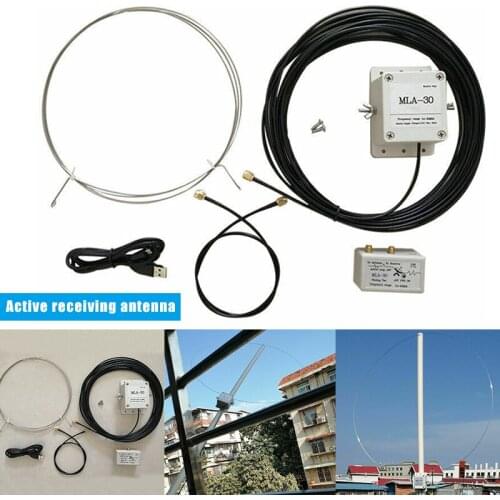 MLA-30 Ring Active Receiving Antenna Low Noise Medium Wave Short Wave Antenna JR Deals