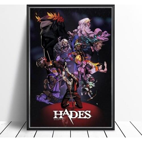 Hades Video Game Canvas Poster Home Wall Painting Decoration (No Frame)