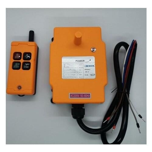 HS-4 1 Transmitter+1 Receiver Hoist Industrial Wireless Remote Control Switch 12V 24V 220v 380v