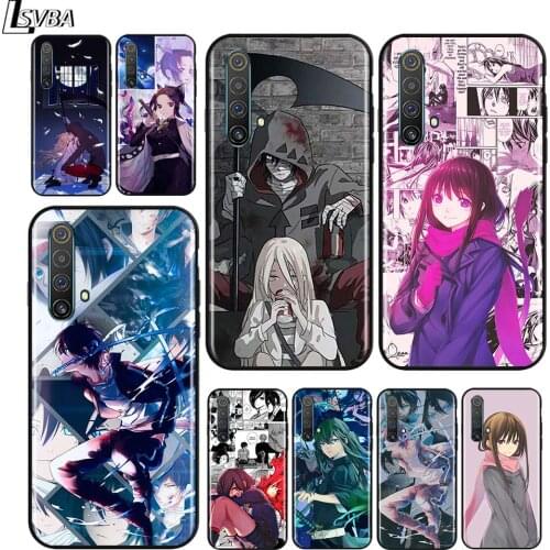 Noragami Anime Girl for OPPO Realme V15 X5 X3 X50 X7 X2 C17 C11 C3 C2 7 7i 6 6S 6i 5 Narzo 20 Pro Black Phone Case