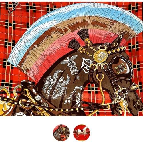 Cashmere And Silk Pashmina Designer Cashmere Scarf Hand Rolled Scarf Vintage Silk Cashmere Scarf Shawl Carriage Print Stole