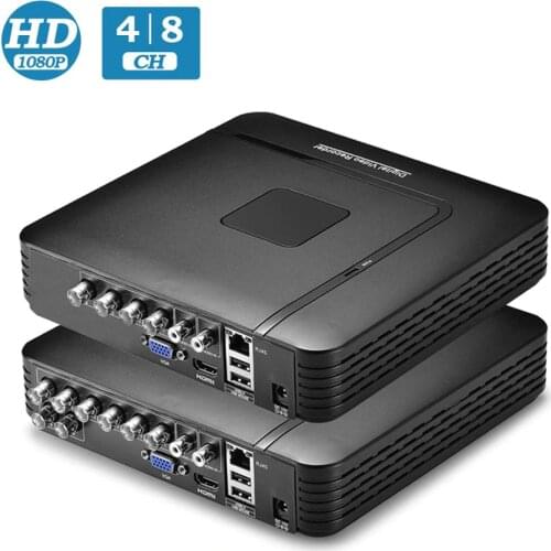 BESDER AHD 1080N 4CH 8CH CCTV AHD DVR Mini DVR For CCTV Kit VGA HDMI Security System Mini NVR For IP Camera Onvif DVR PTZ H.264