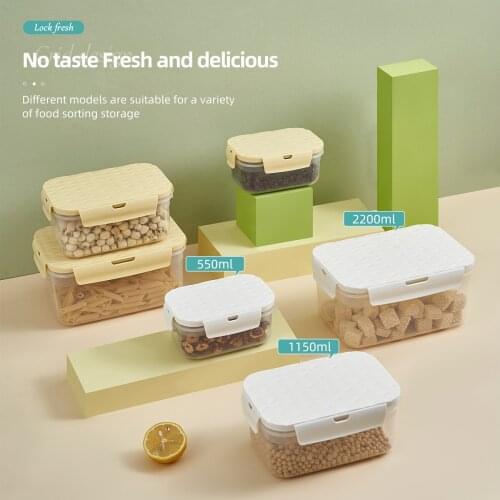 Bento Box Office Worker Microwave Lunch Box Household Refrigerator Transparent Fruit and Vegetable Food Preservation Box