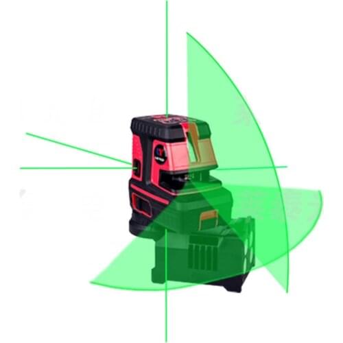 LETER Green laser spot Self Levelling Cross Line laser level 5dots,1V,1H