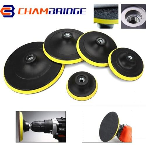 Sanding Disc Backing Pad 3/4/5/6/7 Inch Hook Loop Grinder Polishing Buffing Pad Self-adhesive Polishing for Grinder Car Polisher