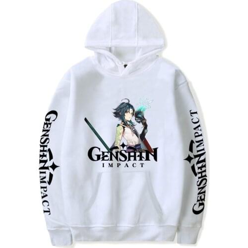 2020 New Genshin Impact Print boy/girls Hoodies Sweatshirts Men/Womens streetwea hoodie Unisex winterTracksuit Pullover Clothes