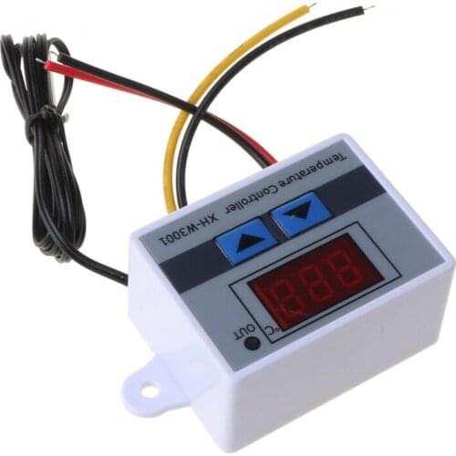 2021 New W3001 AC 110V-220V Temperature Controller Thermostat Switch Digital LED Display