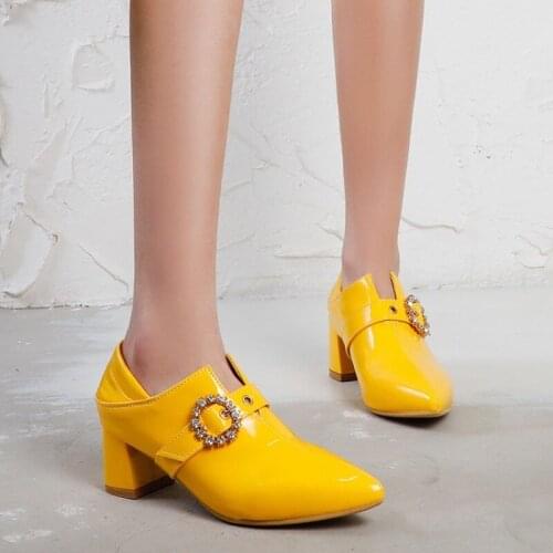 New Style Summer Womens Candy Color Single Shoe Thick with Two Wear Fashion Versatile T355