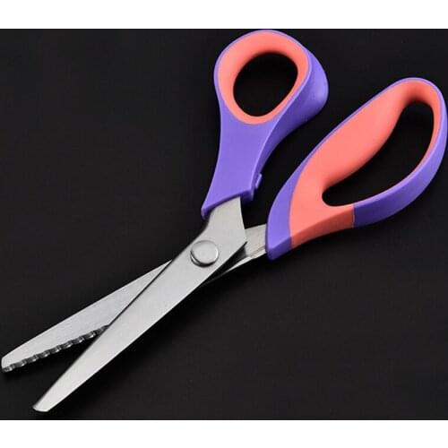 Cutting Scissors Dressmaker Scissors For Sewing Tailor Zig Zag Scissors Pinking Shears Cut Craft Leather Fabric Textile DENIM
