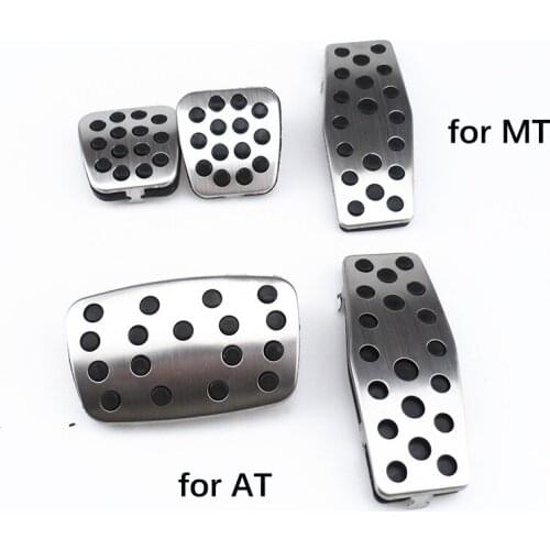 Stainless Steel Car Accelerator Pedal Brake Foot Pedal For Opel ASTRA Chevrolet Cruze 2009-2018 MT and AT Car Styling