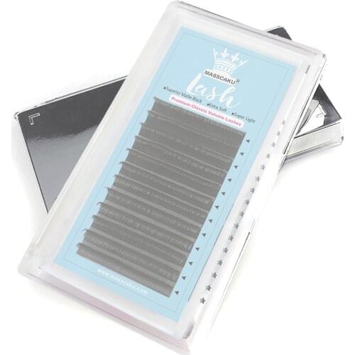 MASSCAKU Faux mink individual eyelash lashes maquiagem cilios for professionals soft mink eyelash extension supplies