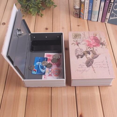 Storage Safe Box Dictionary Book Bank Money Cash Jewellery Hidden Secret Security Locker With Key Lock Storage Lock Box LXY