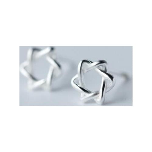 Shuangshuo Hallow Star Stud Earrings for Women brincos Earring Hexagram Earings Fashion Jewelry Earing boucles d'oreilles S066