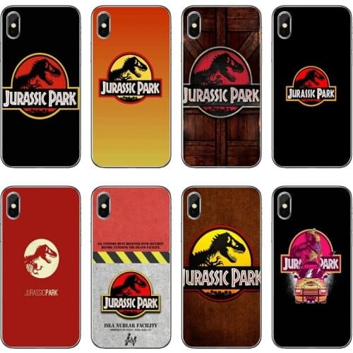 Silicone Case For iPhone 12 11 Pro Max XS Max XR X 8 7 Plus 6 6S Plus 5 5S SE 2020 Cover Jurassic Park Case Coque
