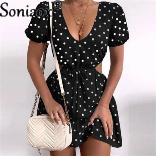Soniaox Summer Polka Dot Dresses