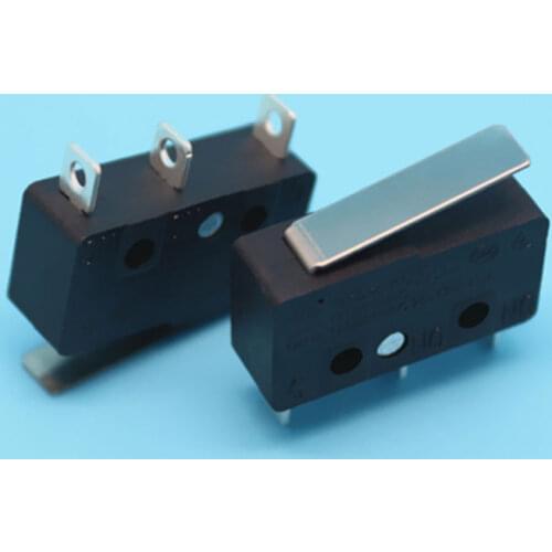 KW11 H15 3Pin Minitype Stroke One Open One Close Ultra Light Micro Switch with Iron Crank Microswitch 20pcs