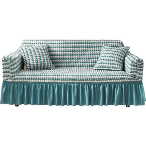 High-end Stretch Slipcover All-inclusive single two three seater L shape sofa cover armchair cover Lounger sofacover cushion