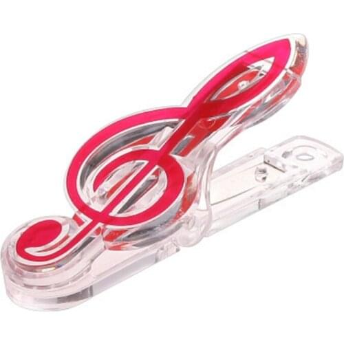 X5QF 1pc New Creative Music Notation Clips Clothes Pegs Notes Clothes Clip Food Bag Sealing Clip Clothes Hangers Rack