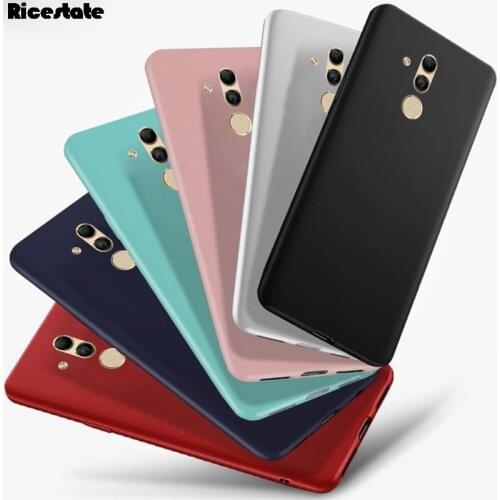 Candy colorful Matte Soft Silicone Cover Case for Huawei Mate 20 lite Mate 9 10 P30 P20 Pro P10 Plus P9 P8 Lite 2017 Phone Cases