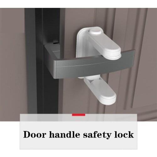Child safety protection door handle lock Baby anti-opening protection lock Multifunctional door handle lock