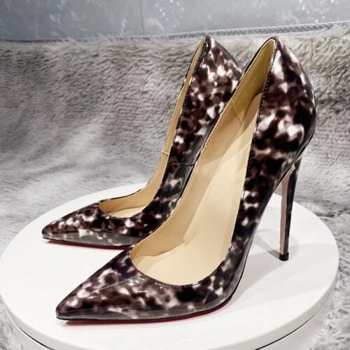 Special design fashion women shoes pointed toe 8cm 10cm 12cm thin high heels handmade dating party big size pumps QP131 ROVICIYA